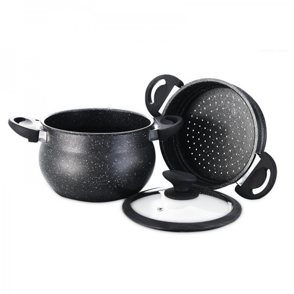 Cheffinger Couscous pannenset 3 st. ca. 12 L stomer Ø 26 CF-COUS12 Cheffinger