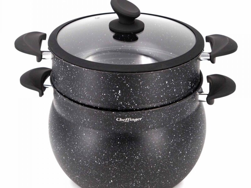 Cheffinger Couscous pannenset 3 st. ca. 12 L stomer Ø 26 CF-COUS12 Cheffinger