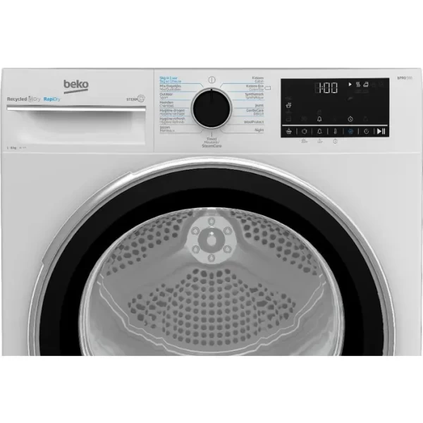 Beko B5T68247T - Hybride - Warmtepomp Droger 8kilo A+++ outlet gratis thuis bezorgd