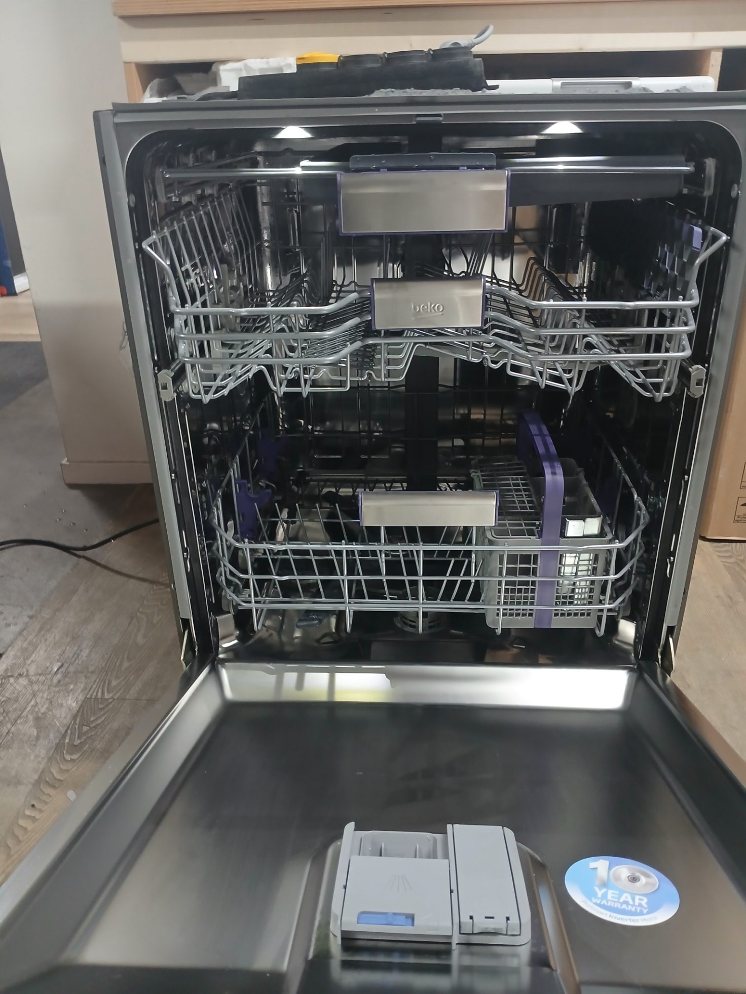 BEKO BDDN38530XD vaatwasser (Onderbouw vaatwasser, 598 mm breed)