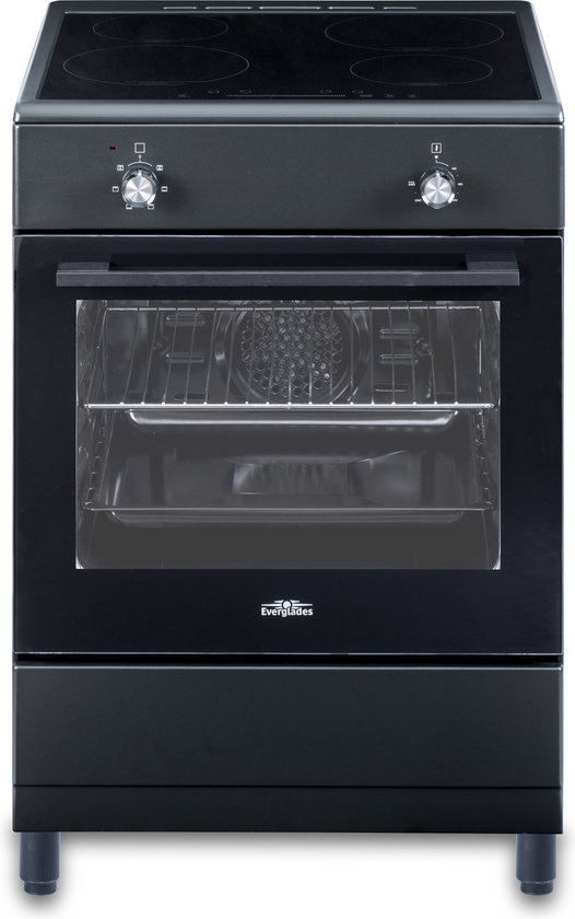 EVERGLADES EVCK6210 - Fornuis - Inductie 2 of 3-fasen (Perilex) - breedte 60 cm 5 jaar garantie