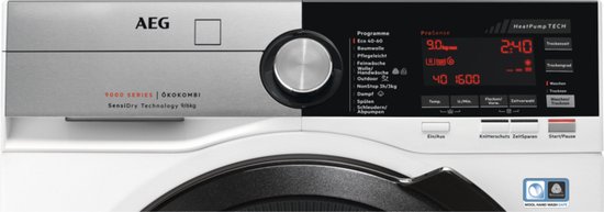 AEG L9WEF80690 | Wasdroogcombinatie | 9 kg | Duits Display | 9000 serie
