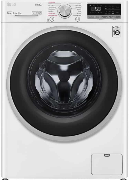 LG F4WV509S1 wasmachine Voorbelading 9 kg 1400 RPM B Wit