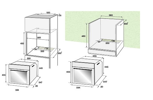 Beko BCW14400B - Inbouwmagnetron - Zwart