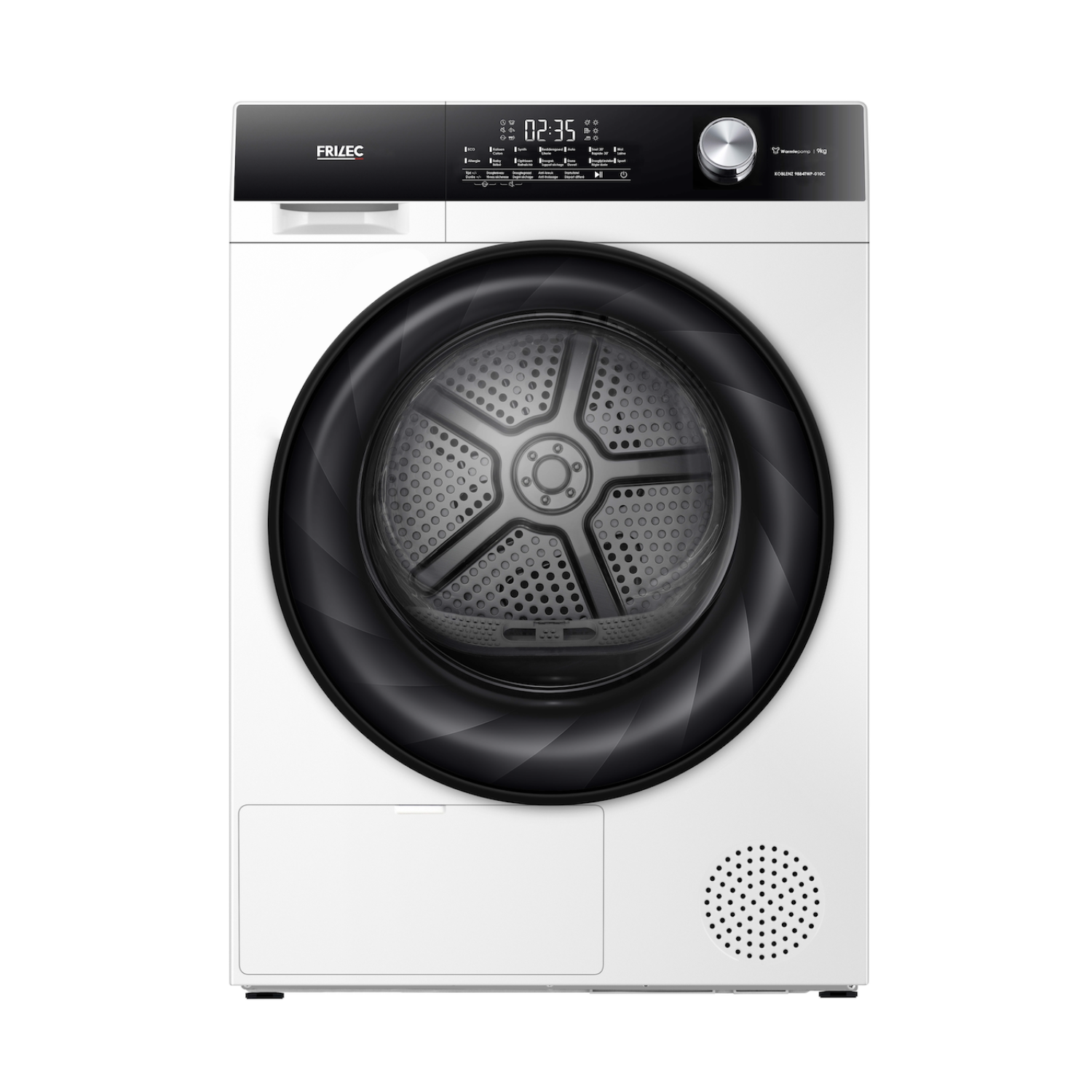 De Frilec KOBLENZ9884TWP-010 warmtepompdroger 5 jaar fabriek garantie