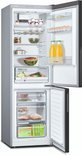 Bosch KGV36VBEAS - Serie 4 - Koelkast - Koel-vriescombinatie - VitaFresh: groente en fruit blijft langer vers in de speciale lade - Led verlichting -Zwart